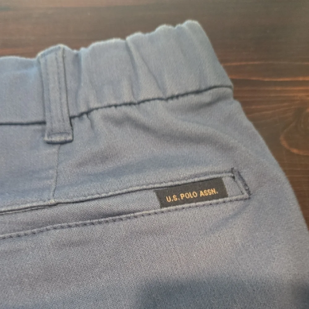 U.S. Polo Assn. Men's Stretch Twill Shorts - Blue - Size Medium